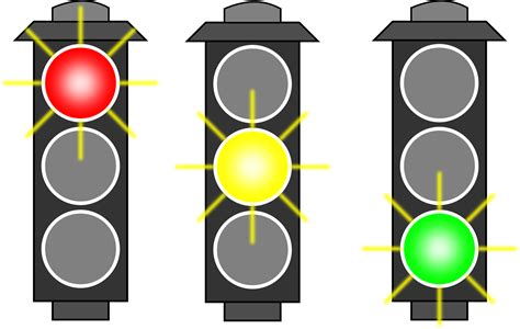 Set Of Traffic Lights Drawing Free Image Download