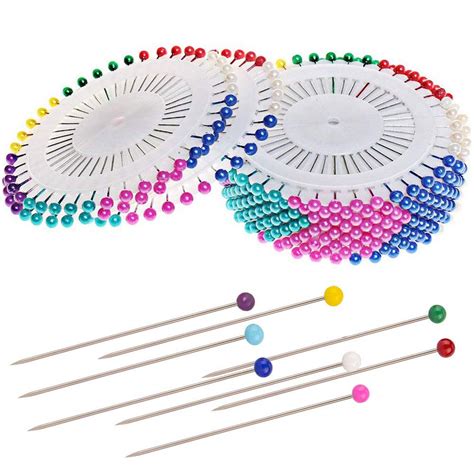 Truvic 40 Pins Craft Needles Ball Shaped Pin Heads Sewing Needles