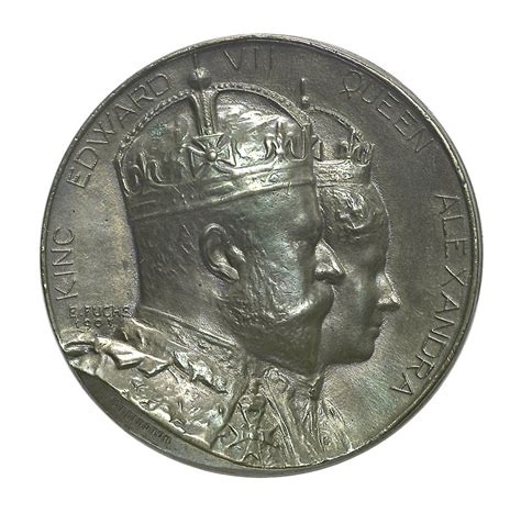 Medal Commemorating The Coronation Of Edward Vii 1902 Royal Museums