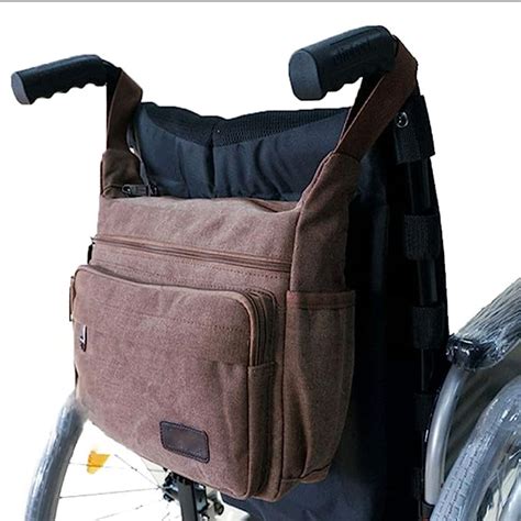YAOBAO Rollstuhltasche Rollentasche Mit Mehreren Taschen Zum Tragen