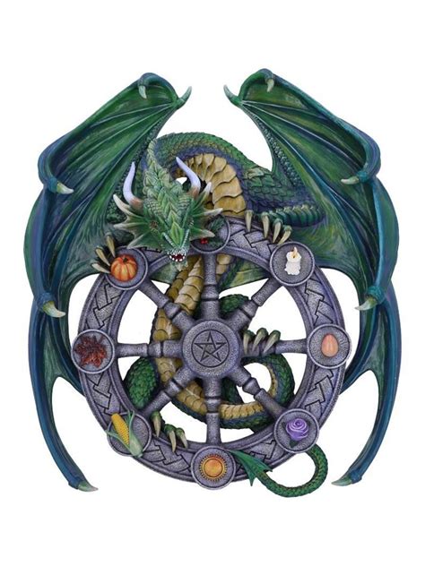 Anne Stokes Year Of The Magical Dragon Pagan Wheel Of The Year Wall