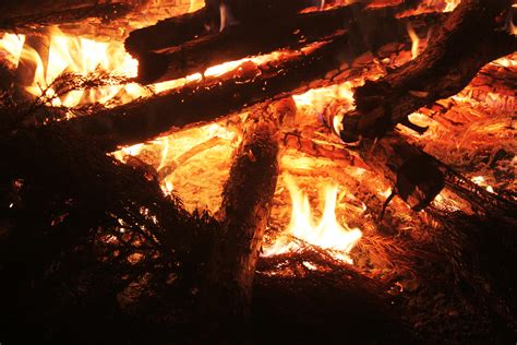 Free Images Wood Night Flame Fire Campfire Sparks The Bonfire
