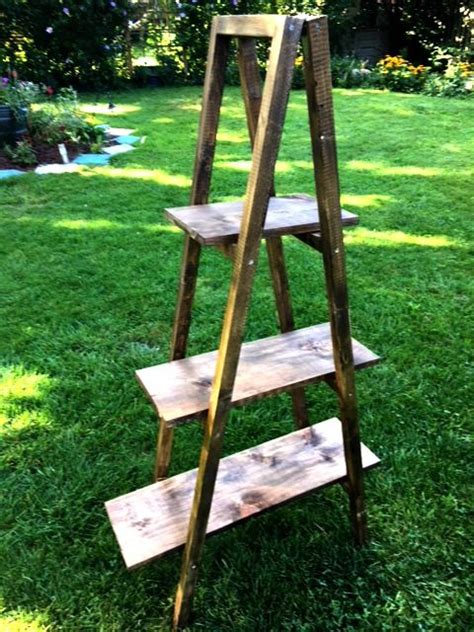 There are so many inspirational ideas here! Make a Ladder Plant Stand - Easy DIY - Only $20 for Lumber ...
