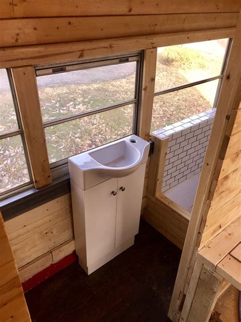 How Build A Bathroom In Your Skoolie Conversion — Time To Go Adventure