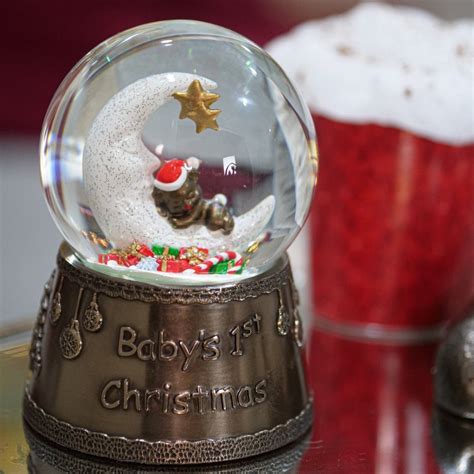 Genesis Babys First Christmas Snow Globe