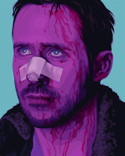 Ryangoslingsource “ryan Gosling As Officer K In Blade Runner 2049 Art By Electra ” This Is