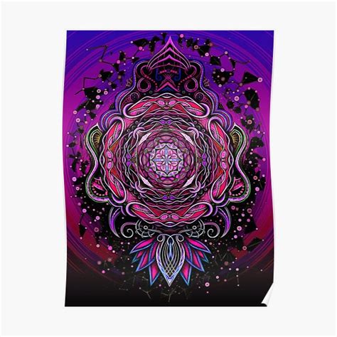 Mandala Hd 1 Color 2 Poster By Relplus Redbubble