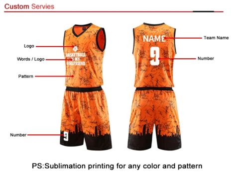 Sublimation Custom Design Basketball Jerseys