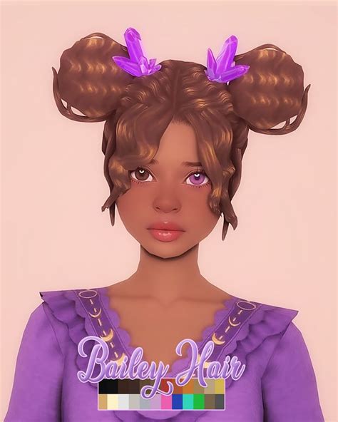 Bailey Hair Jellypaws On Patreon In 2023 Sims Hair Sims 4