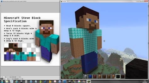 How To Make A Minecraft Player Statue And Statue Dimensions Nice And