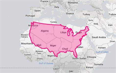 Royalty free sahara desert map stock images photos vectors. The size of the contiguous US Compared to the Sahara ...