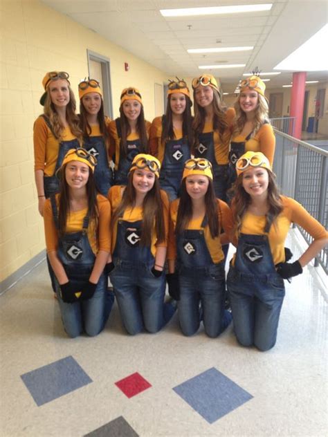 Awesome Girlfriend Group Costume Ideas Minion Kost M Selber