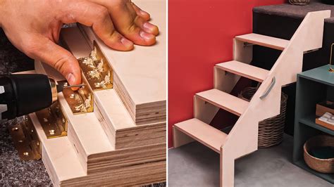 How To Build Foldable Stairs And Other Space Saving Solutions