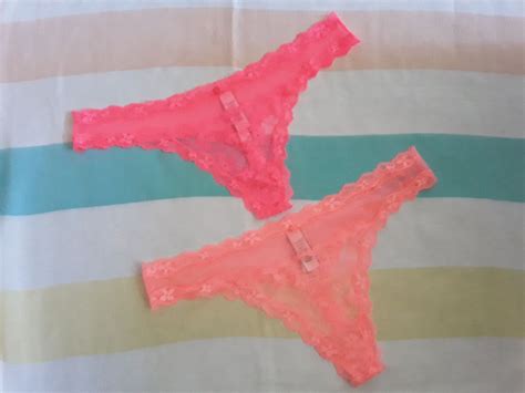 Dream Angels Lace Thong Style Panties Bundle In Spring Summer Colors