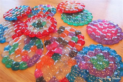 Melted Beads Sun Catcher Craft School Time Snippets