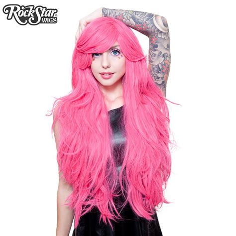 Rockstar Wigs Hologram 32 Rose Plum 00620 Wigs Rockstar Hot Pink