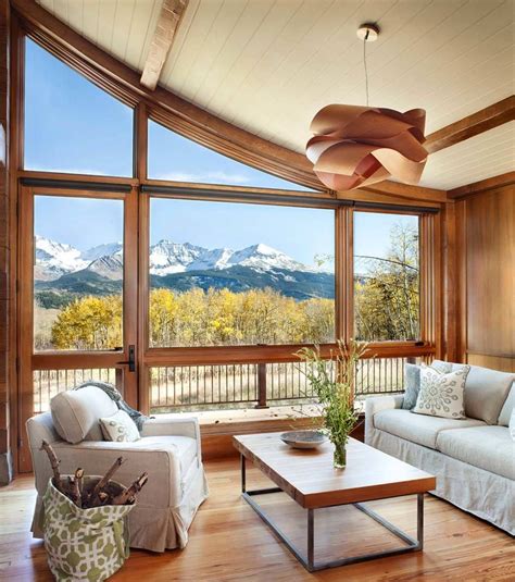 Colorado Mountain Cabin Perfectly Frames Views Of Mount Wilson Holz Und