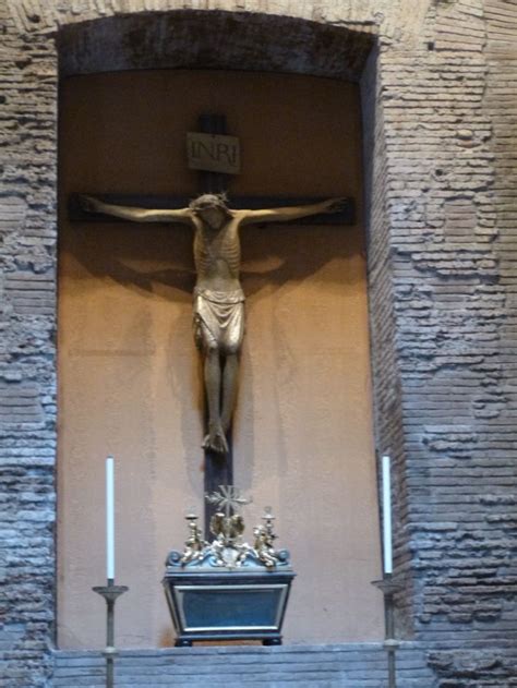 Jesus On The Cross Statue In Rome Vatican Rome Vatican Museums