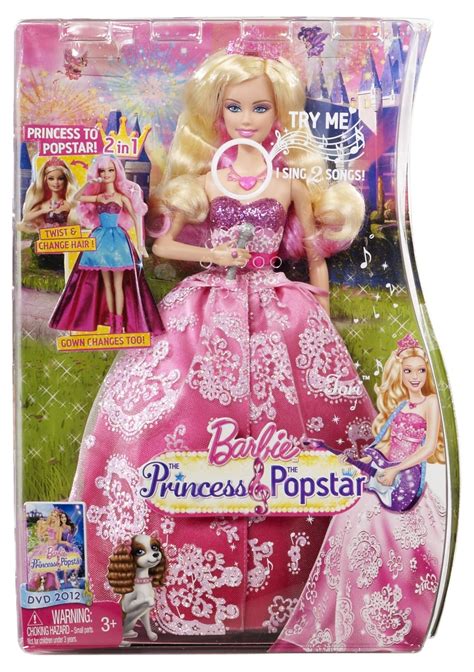 Barbie The Princess And The Popstar Singing Tori Transforming Doll 2 In