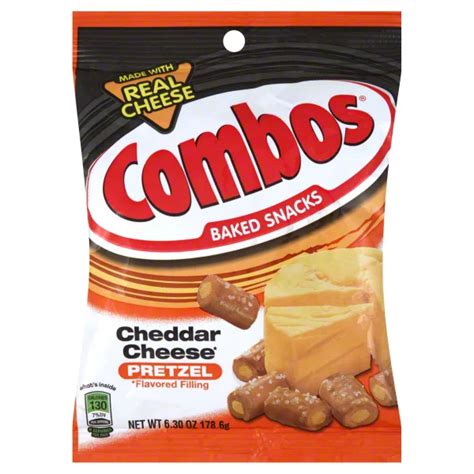 Combos Cheddar Cheese Pretzel Baked Snacks Shop Chips At H E B