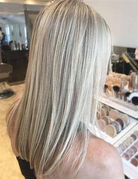 Layered dark brown hair with blonde highlights. Top 25 Light Ash Blonde Highlights Hair Color Ideas For ...