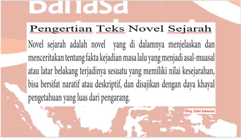 Ppt Struktur Dan Kaidah Kebahasaan Teks Novel Sejarah Zuhri Indonesia