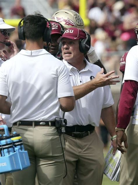 Florida State Coach Jimbo Fisher Has Altercation With Fan After Setback Loss