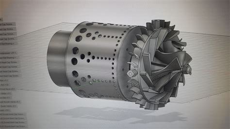 Gr180 Gas Turbine Jet Engine 3d Cad Model Library Grabcad 42 Off