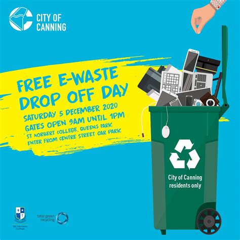 Free E Waste Drop Off Day Total Green Recycling