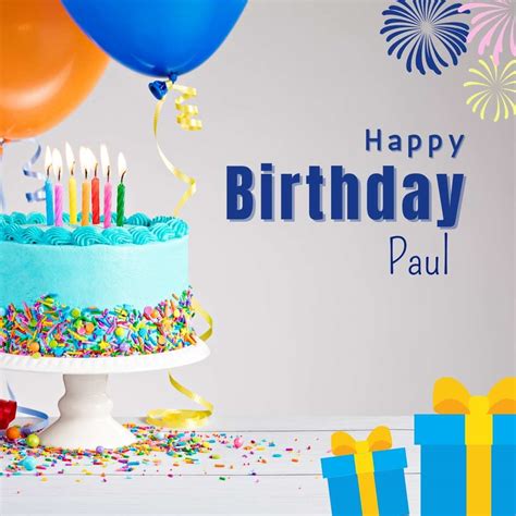 100 Hd Happy Birthday Paul Cake Images And Shayari