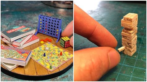 Talented Miniaturist Creates Tiny Detailed Replicas Of Classic Board