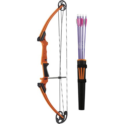Genesis Archery 11419 Original Orange Compound Training Bow Kit Right