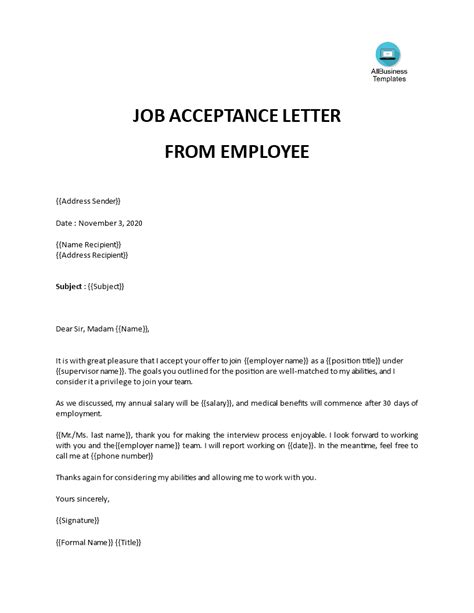 Robe Année 60 Vintage Get 27 Job Acceptance Letter From Employer Sample