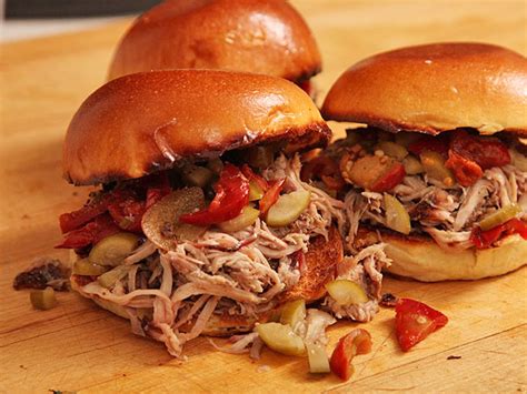 It is seriously easy to prepare with the oven doing most of the work. Easy Oven-Baked Pulled Pork Sandwiches With Pickled Peppers