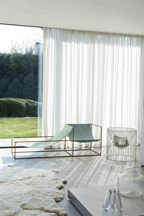 Ces textiles de maison s'accordent facilement à vos intérieurs. Le rideau voilage dans 41 photos! | Rideaux voilages ...