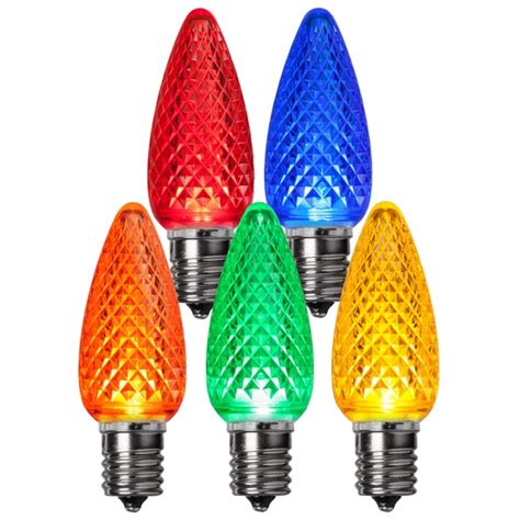 Kringle Traditions Tm C9 Multicolor Led Christmas Light Bulbs