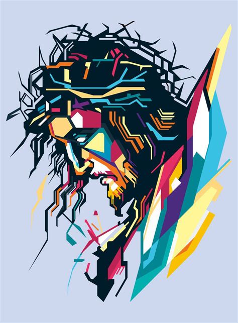 Jesus Christ Style Wpap On Behance Jesus Christ Artwork Jesus Christ