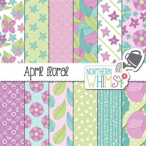 Pin On Northern Whimsy Hand Drawn Digital Papers
