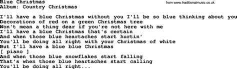 Loretta Lynn Song Blue Christmas Lyrics