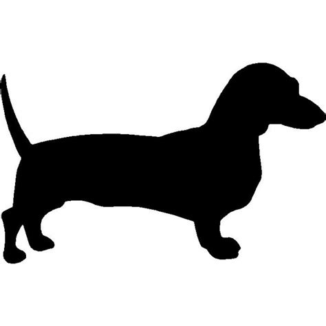 Dog Breed Silhouette Wall Hanging Magnetic Memo Dachshund