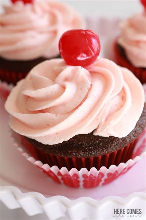 Chocolate Cherry Cupcakes Here Comes The Sun