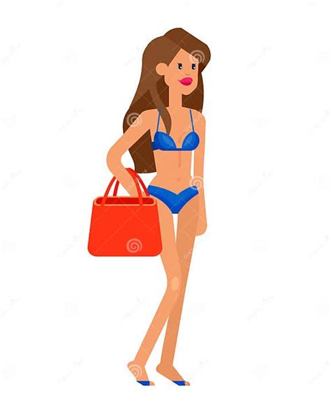 hot girl on a beach vector illustration stock vector illustration of sand paradise 72884082