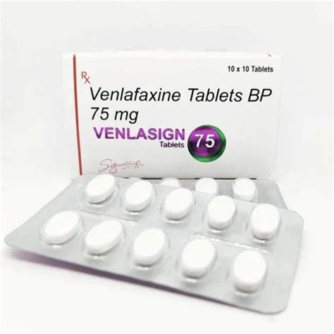 venlafaxine venlasign 75 mg tablets at rs 100 stripe anti anxiety medicine in nagpur id