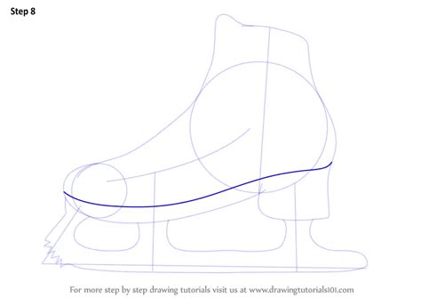 Learn How To Draw Ice Skates Other Sports Step By Step Drawing