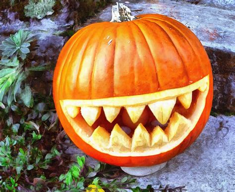 teths, evil, hungry, smile pumpkin, halloween, horror, skary, all Saints Day, celebration, Pumpkin