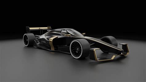 F1 Concept Car 3d Model By Naudaff3d