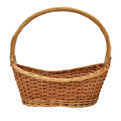 Woven Wicker Baskets Woven Wicker Basket With Ribbon 255 X 20 X 15