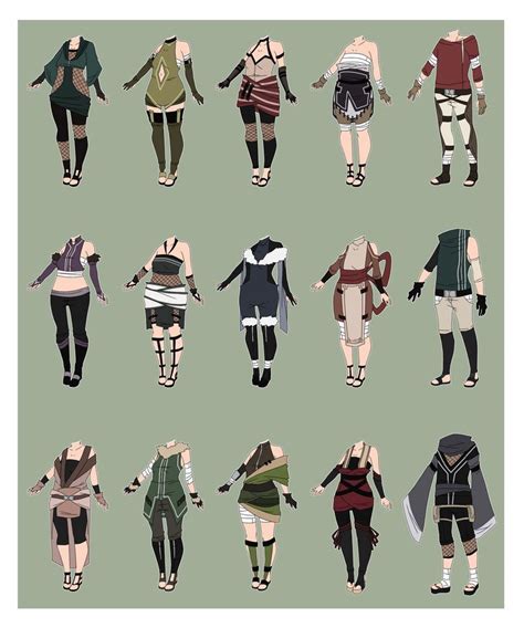Pin On Naruto Oc Outfits