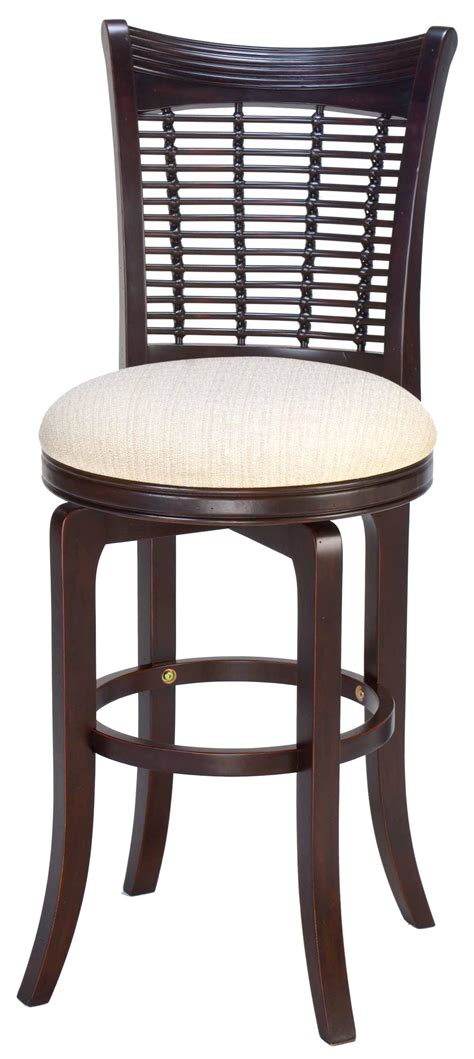 Hillsdale Wood Stools 24 Counter Height Bayberry Wicker Swivel Stool