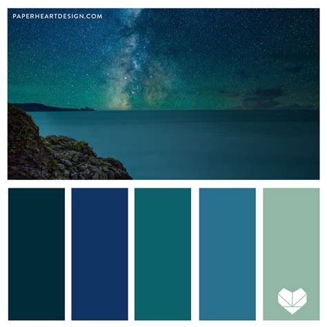 21 Dark Teal Color Palette Thaddaeusshahad